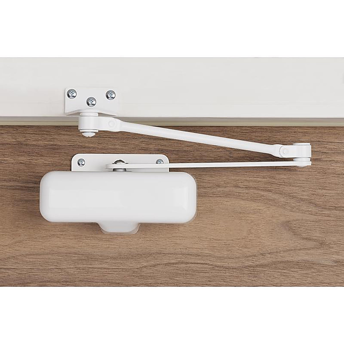 Brinks - BC4009 - Residental White Steel Hydraulic Adjustable Door Closer