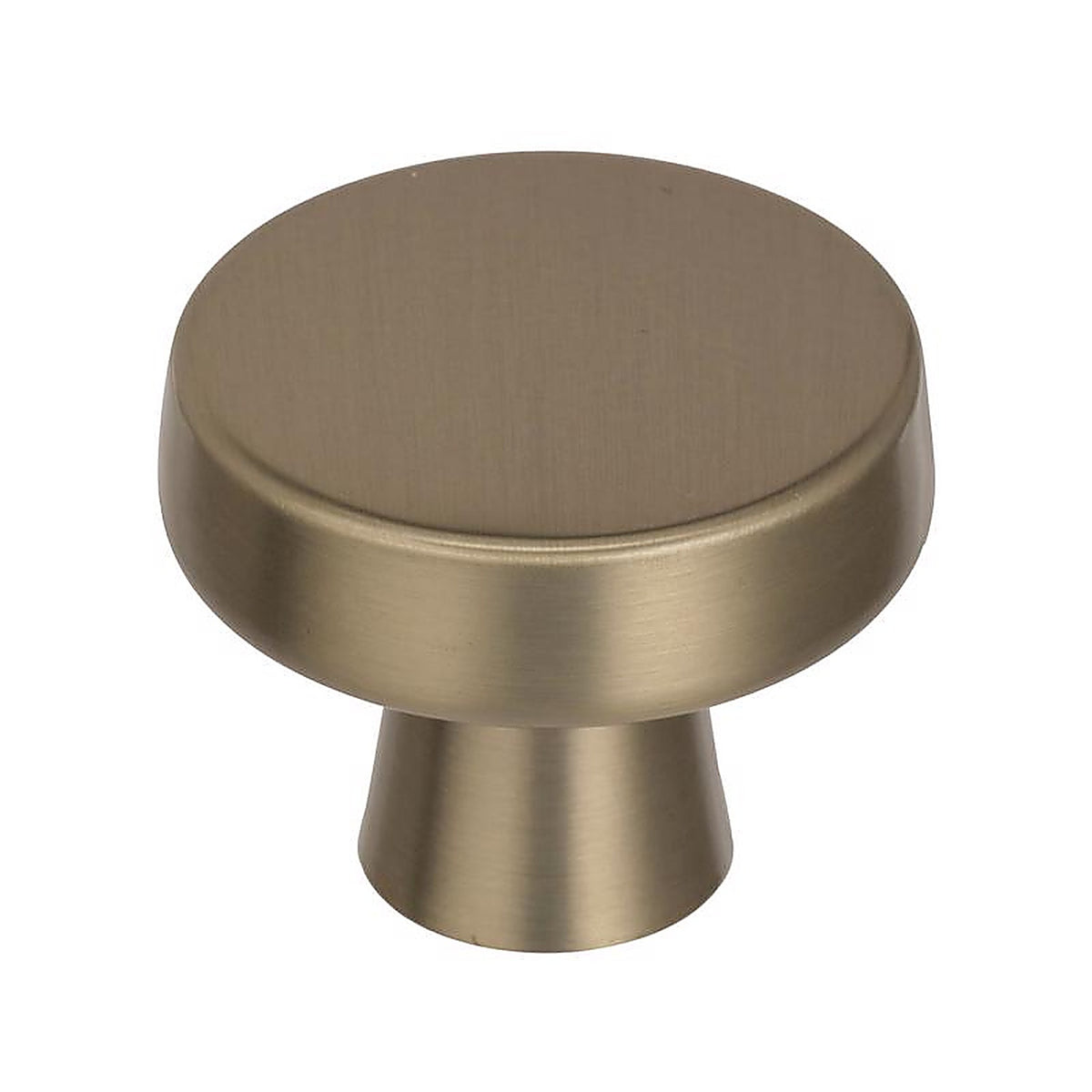 Amerock - BP55270BBZ - Blackrock Art Deco Round Cabinet Knob 1-5/16 In. D 1-1/16 In. Golden Champagne 1 Pack