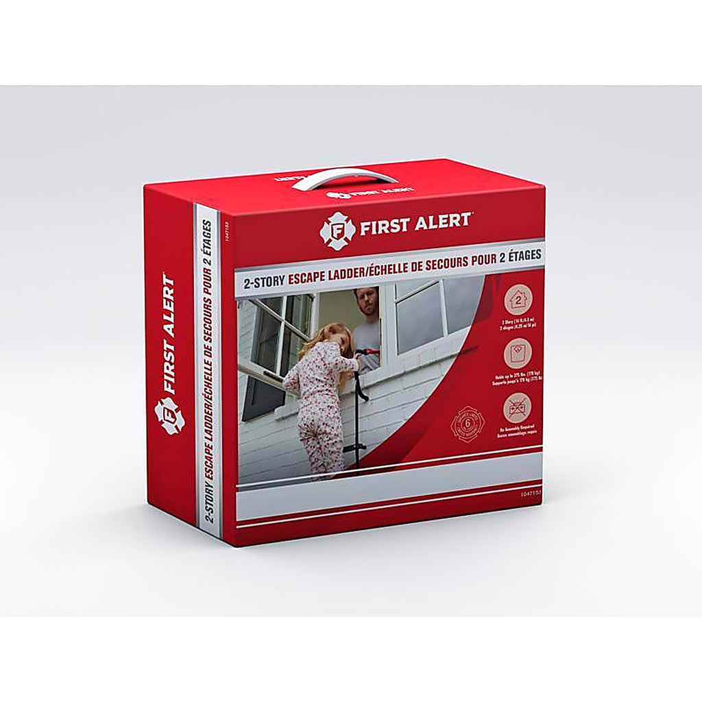 First Alert 1047153 14 ft. H Fire Escape Ladder 375 lb. capacity