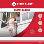 First Alert 1047153 14 ft. H Fire Escape Ladder 375 lb. capacity