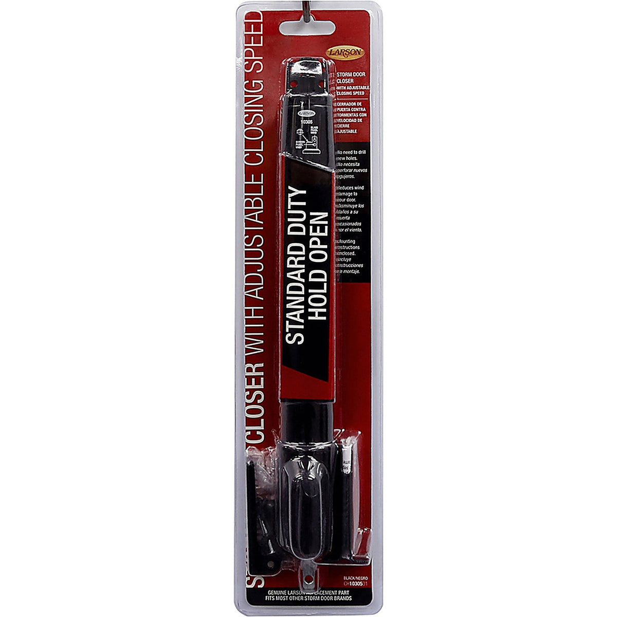 Larson CH1030501 Aluminum Pneumatic Door Closer