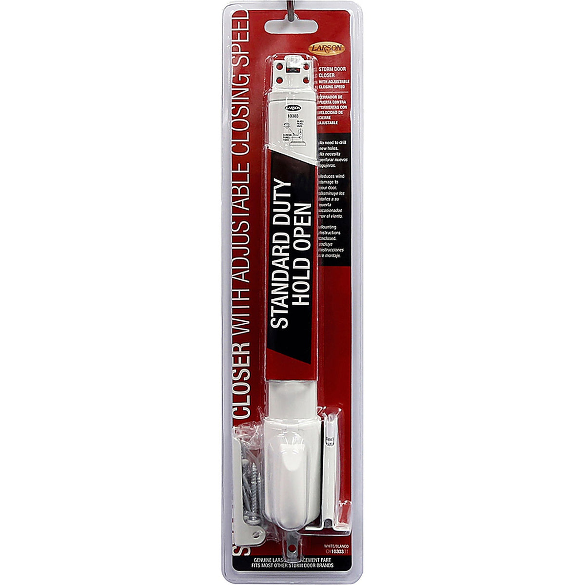 Larson CH1030301 Standard Duty Aluminum Pneumatic Door Closer