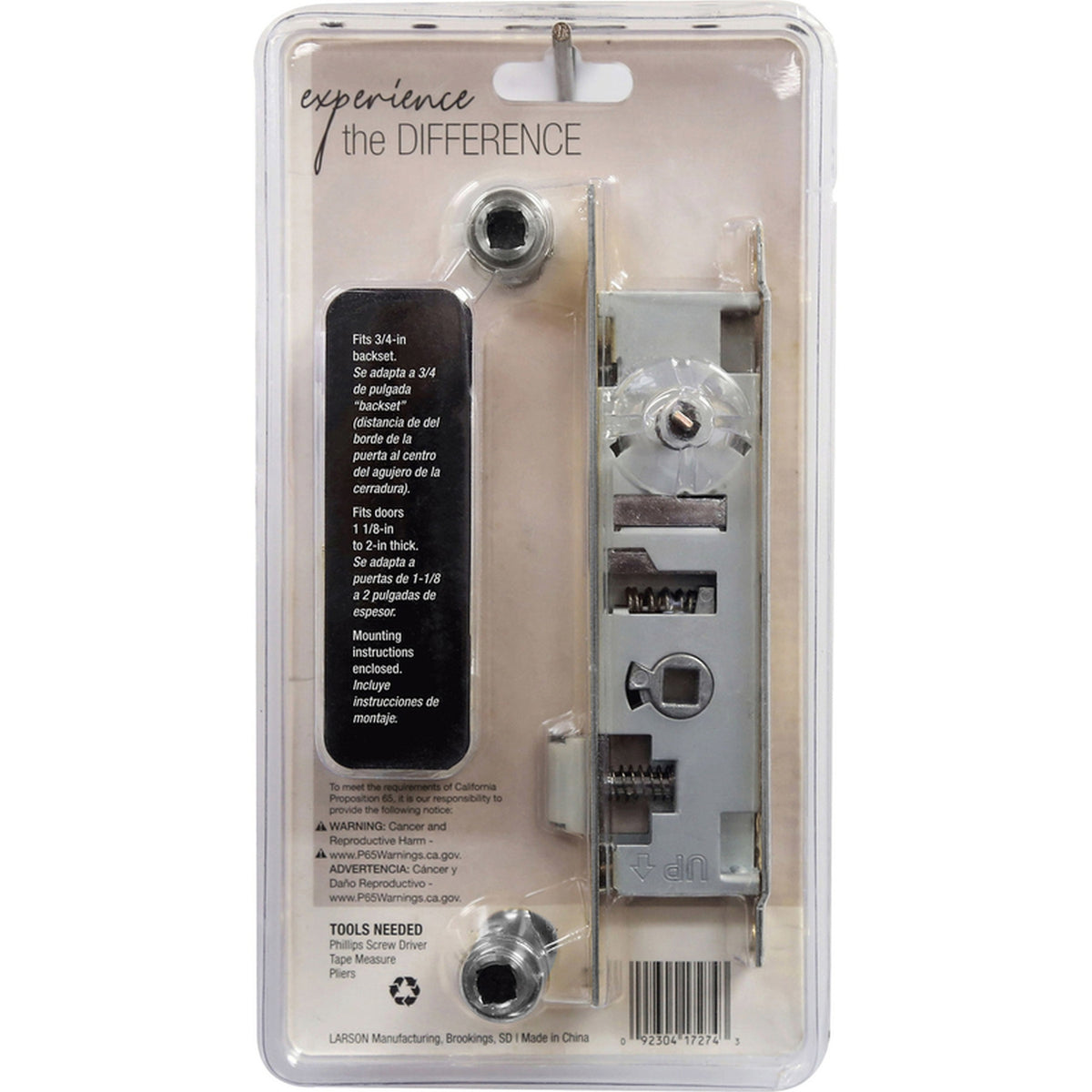 Larson CH3045701 Aged Bronze Brown Zinc Mortise Latch 1 pk