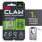 3M 3PH25M-1ES Claw Silver Drywall Picture Hanger 25 lb 1 pk