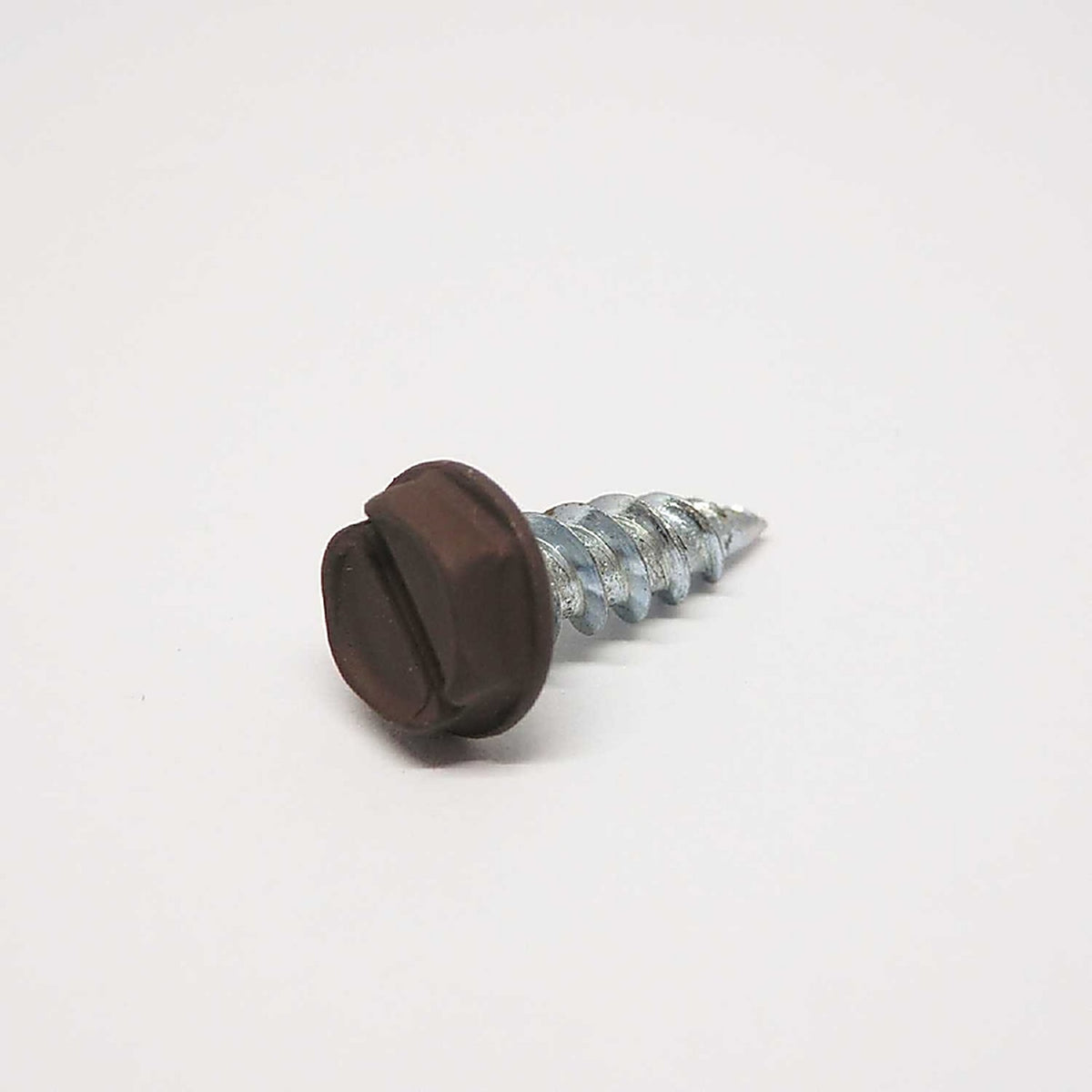 Grip-Rite HHSB08012P No. 8 S X 1/2 in. L Slotted Hex Head Gutter Screws 100 pk