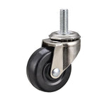 Projex 9344/ACE 2 in. D Swivel Rubber Caster 80 lb 2 pk