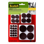 3M SP847-NA Scotch Felt Self Adhesive Protective Pad Brown Round 1 pk