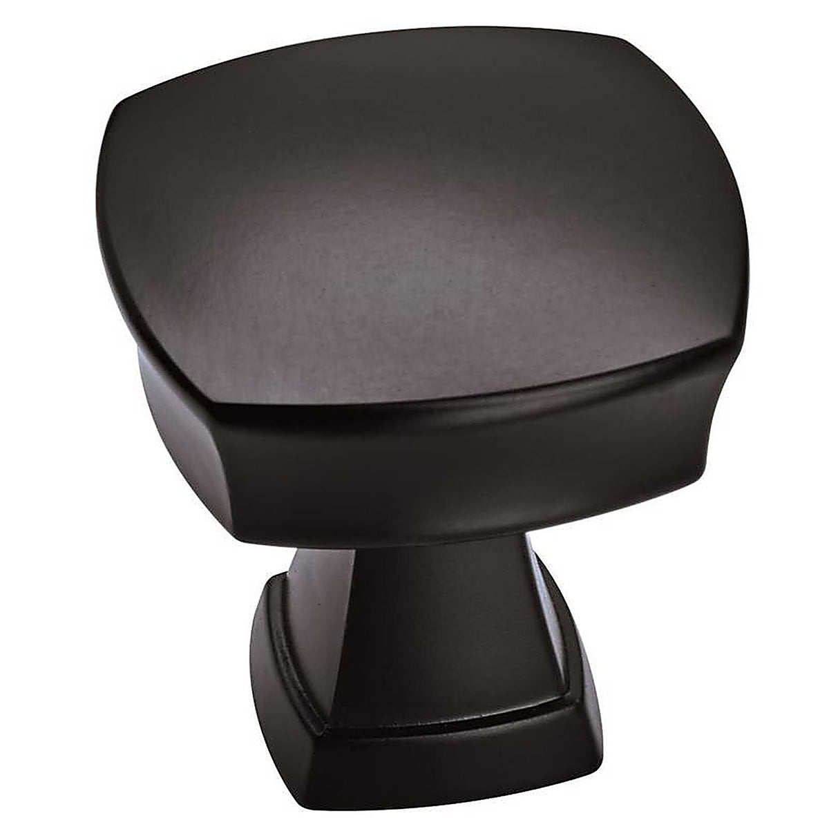 Amerock - BP11287FB - Stature Allison Square Cabinet Knob 1-1/4 In. D 1-1/4 In. Matte 1 Pack