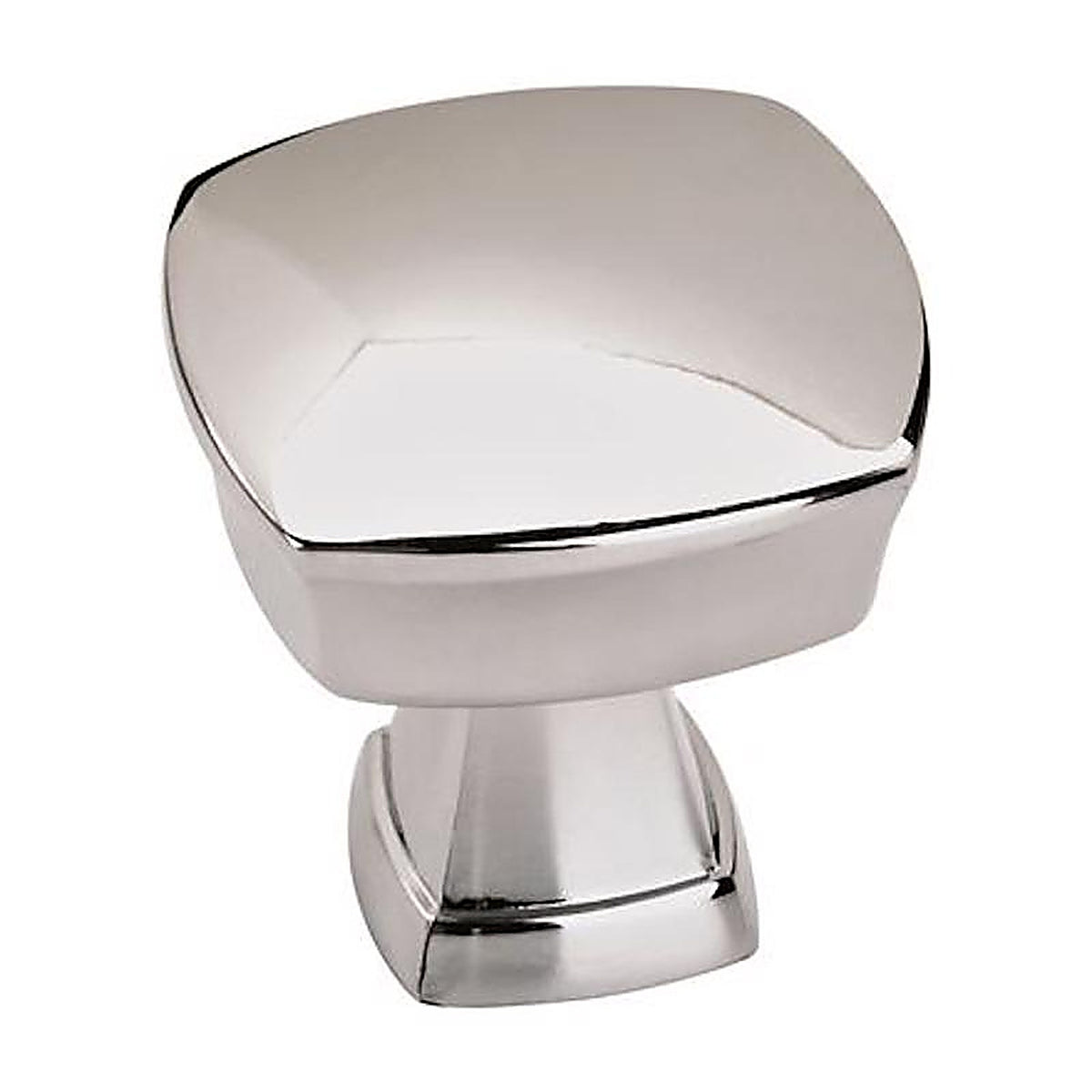 Amerock - BP1128726 - Stature Allison Square Cabinet Knob 1-1/4 In. D 11/4 In. Polished Chrome 1 Pack