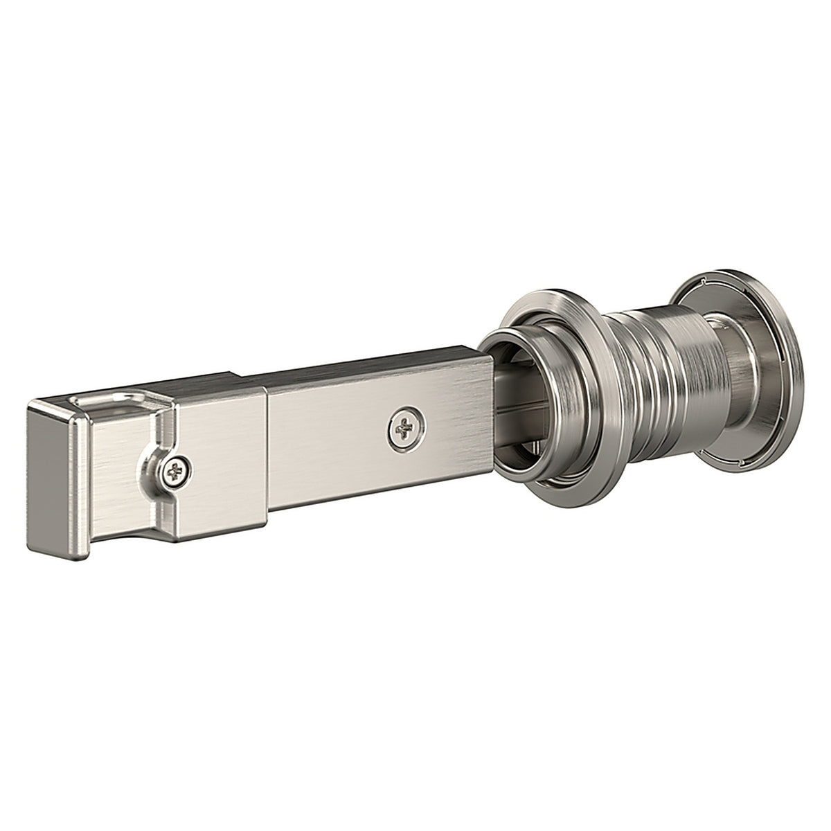 National Hardware N700-151 Satin Nickel Steel/Zinc Sliding Door Lock