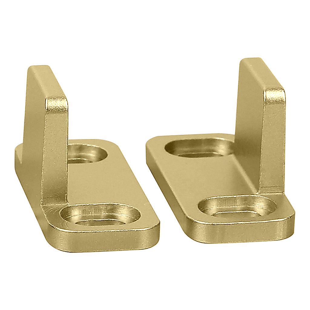 National Hardware N700-113 Brushed Gold Aluminum Double Floor Guide 1 pc