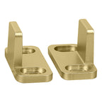 National Hardware N700-113 Brushed Gold Aluminum Double Floor Guide 1 pc