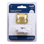National Hardware N700-113 Brushed Gold Aluminum Double Floor Guide 1 pc