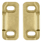 National Hardware N700-113 Brushed Gold Aluminum Double Floor Guide 1 pc
