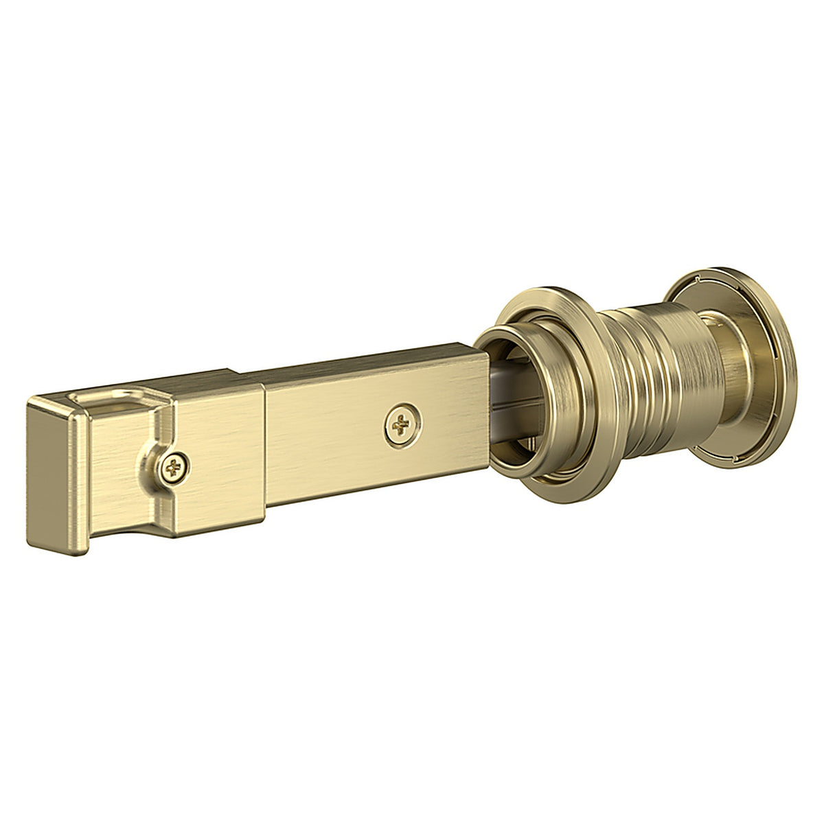 National Hardware N700-152 Brushed Steel/Zinc Sliding Door Lock