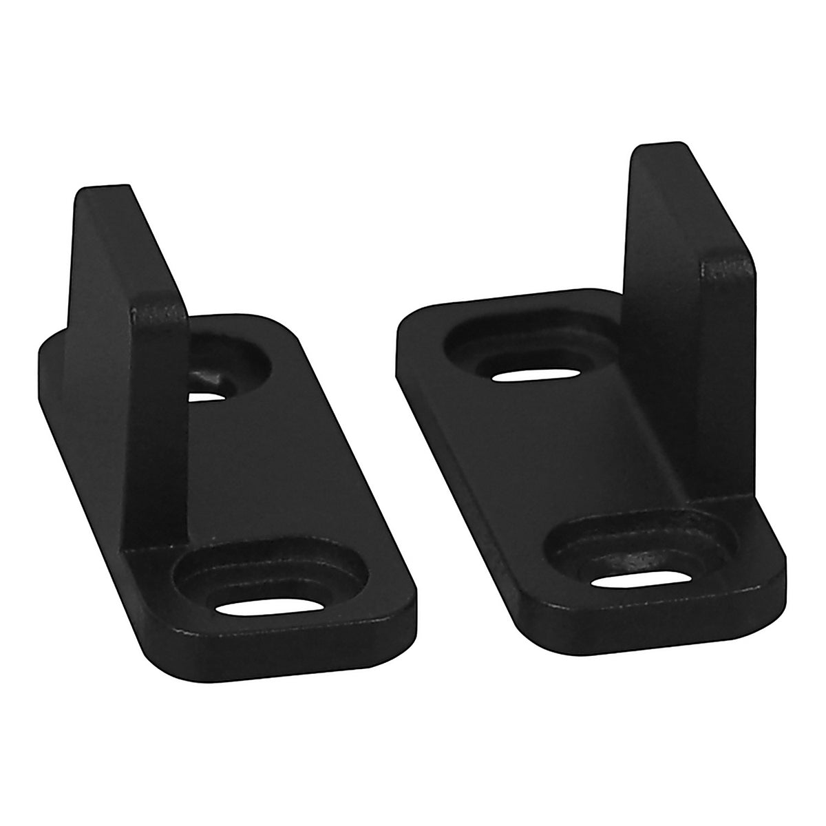 National Hardware N700-114 Matte Black Aluminum Double Floor Guide 1 pc