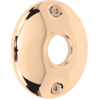 Prime-Line E2282 Brass Plated Steel Door Knob Rosettes 2/Pack