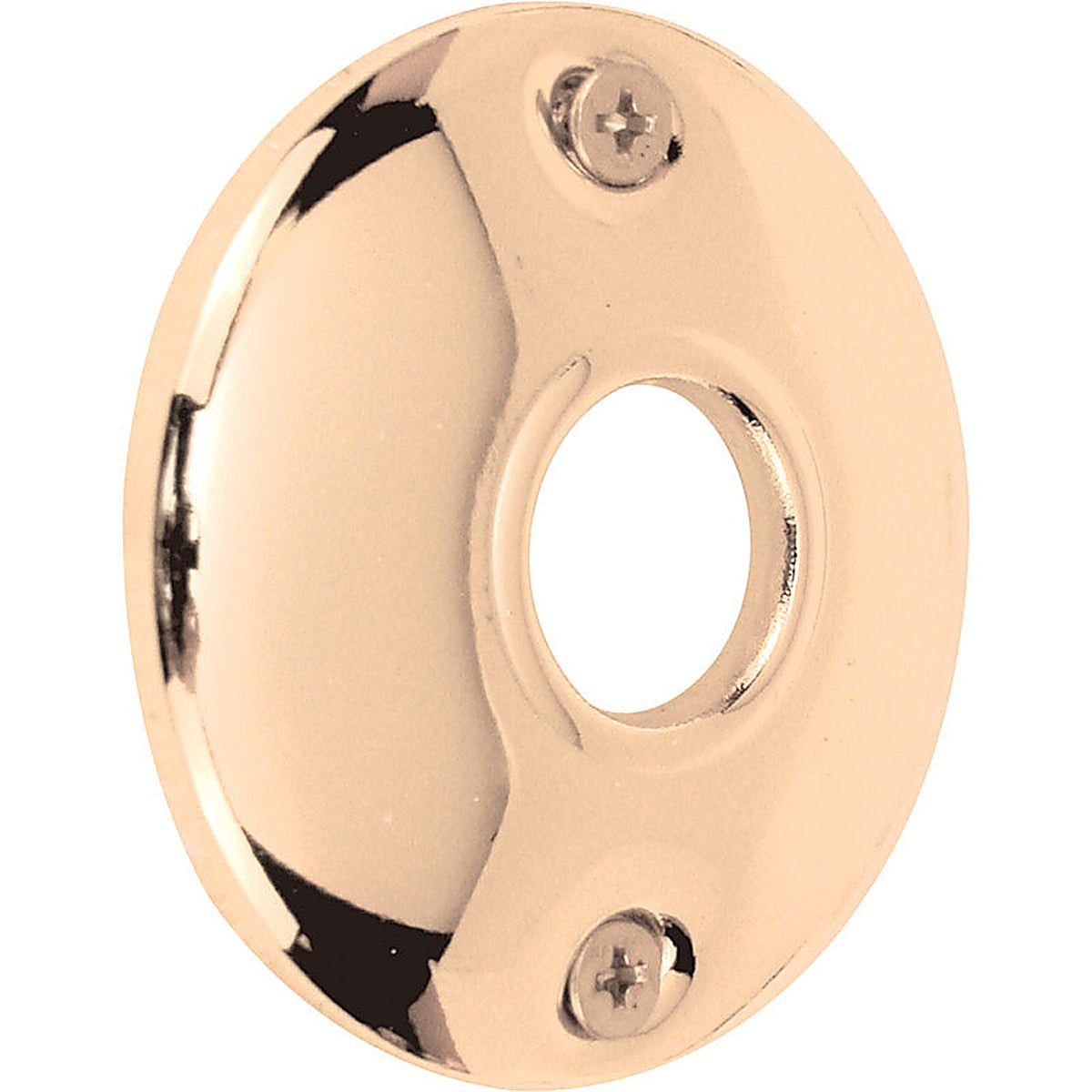 Prime-Line E2282 Brass Plated Steel Door Knob Rosettes 2/Pack