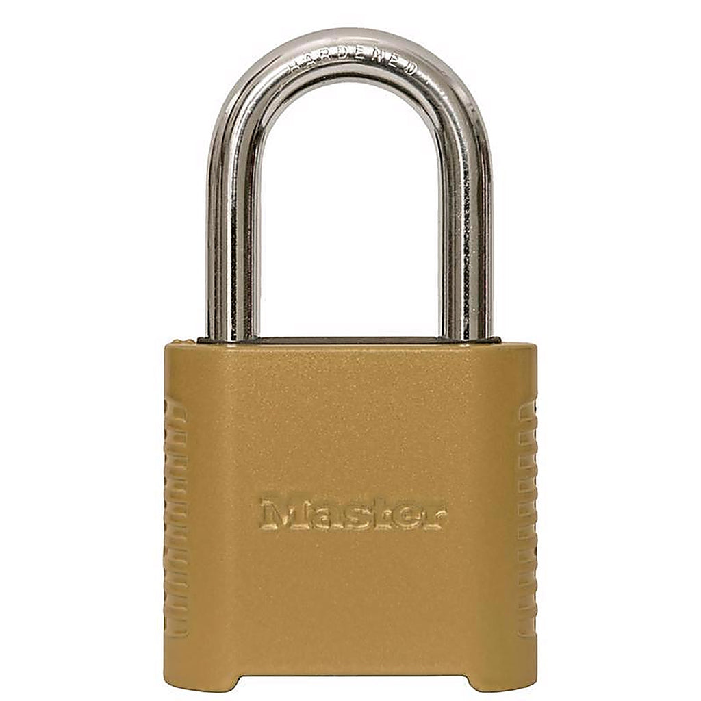Master Lock - 875DLF - 2 In. W Hardened Steel Resettable Combination Padlock