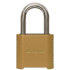 Master Lock - 875DLF - 2 In. W Hardened Steel Resettable Combination Padlock