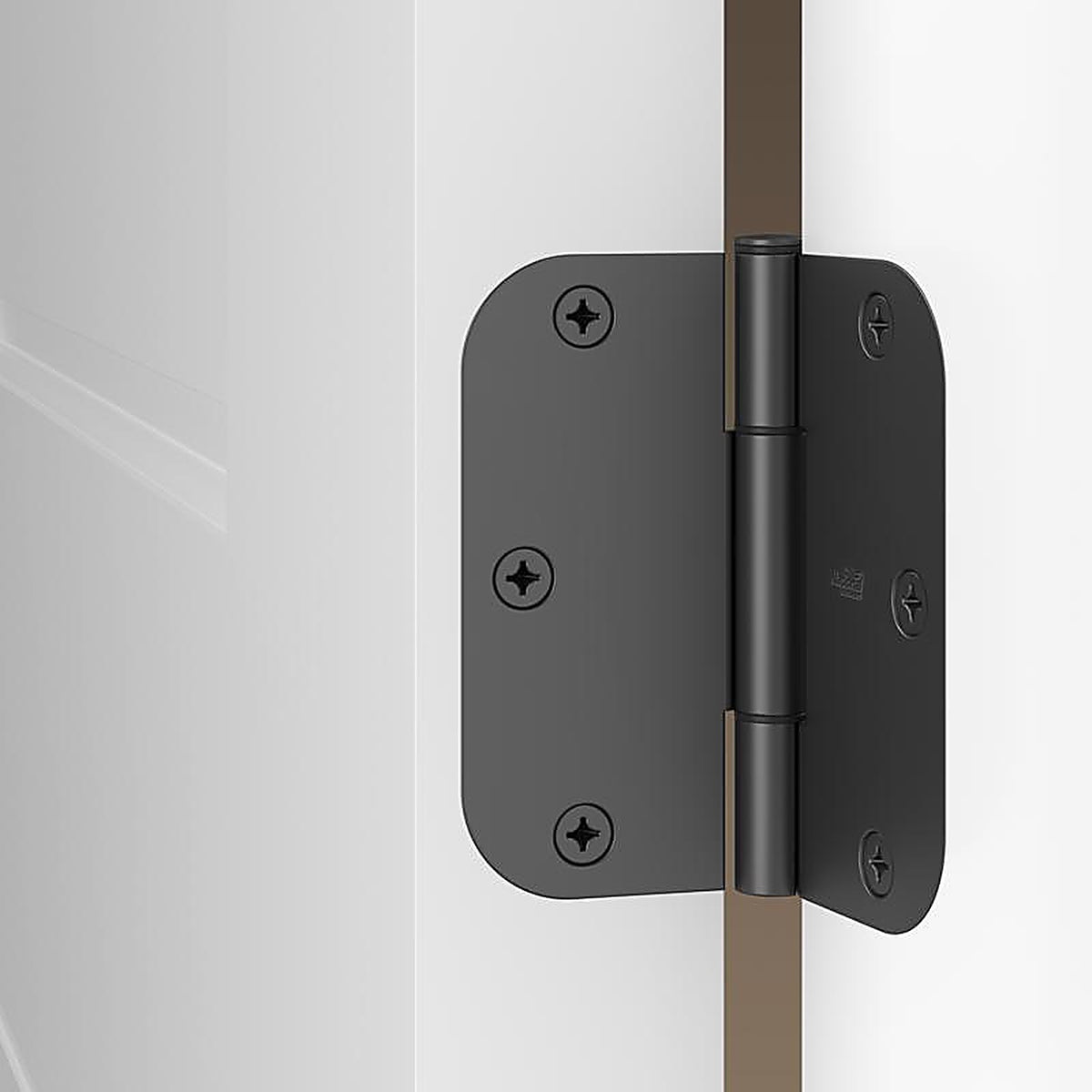 National Hardware N830-447 3.5 in. L Matte Door Hinge 3 pk