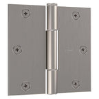 National Hardware N830-448 Satin Nickel Door Hinge 3 pk