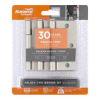 National Hardware N830-448 Satin Nickel Door Hinge 3 pk