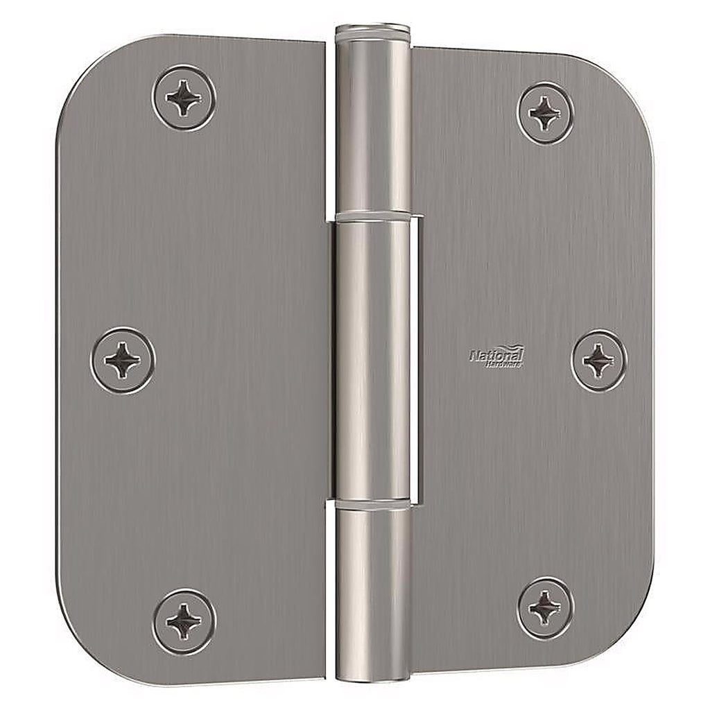 National Hardware N830-449 Satin Nickel Door Hinge 3 pk