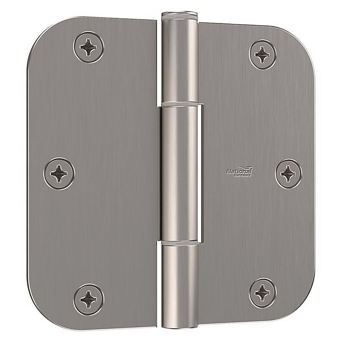 National Hardware N830-449 Satin Nickel Door Hinge 3 pk