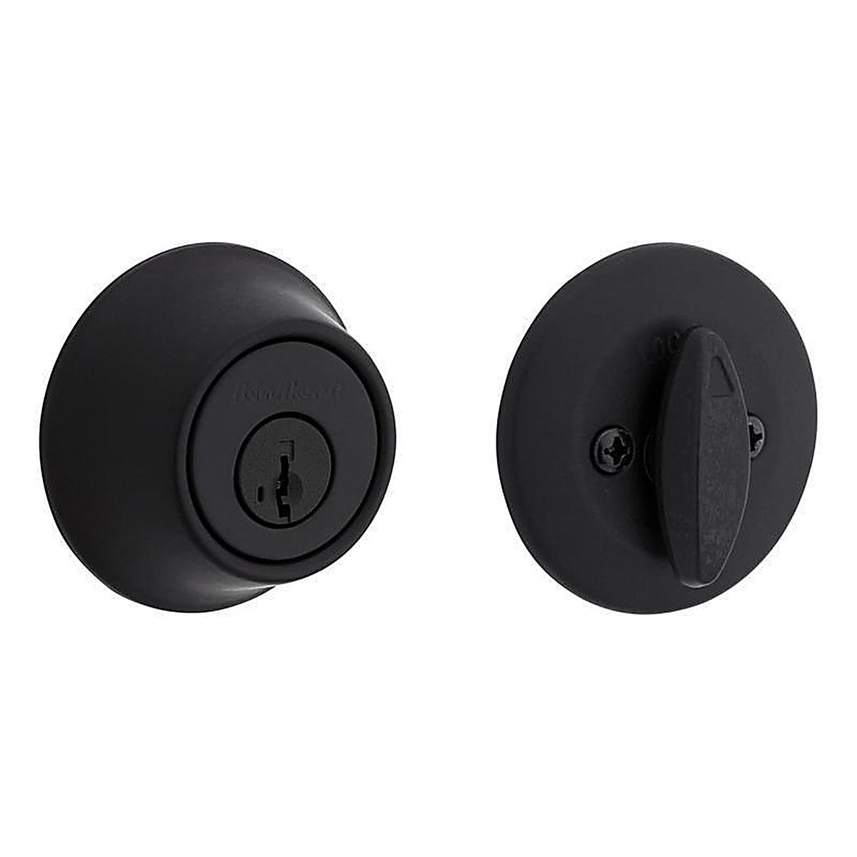 Kwikset 96600-710 Matte Black SmartKey Deadbolt 2-3/4 in.