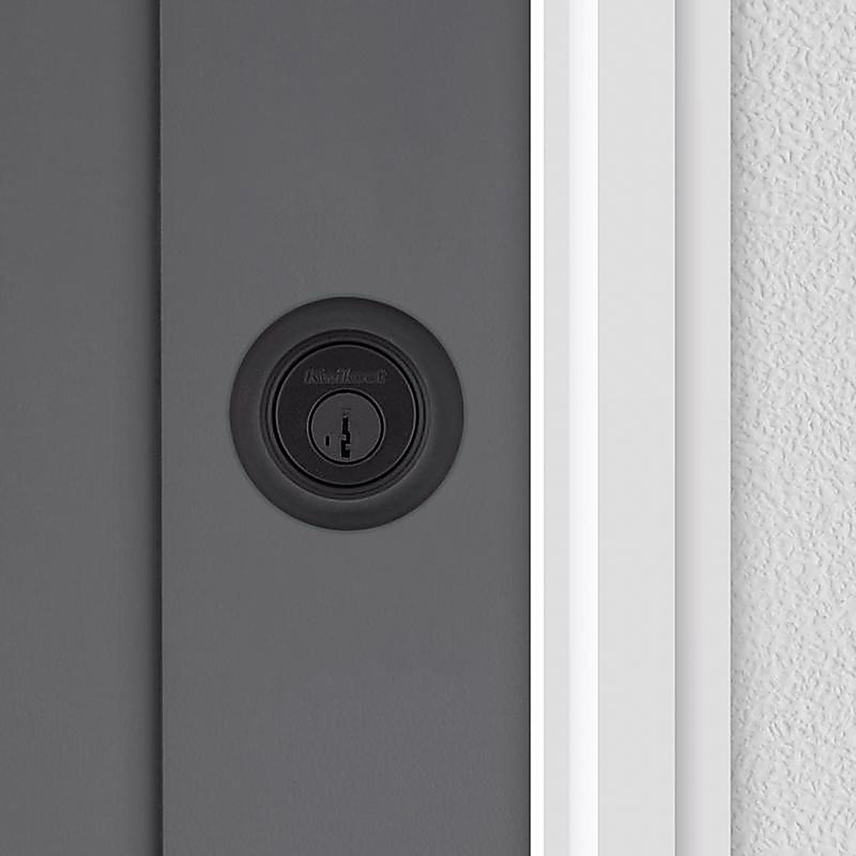 Kwikset 96600-710 Matte Black SmartKey Deadbolt 2-3/4 in.