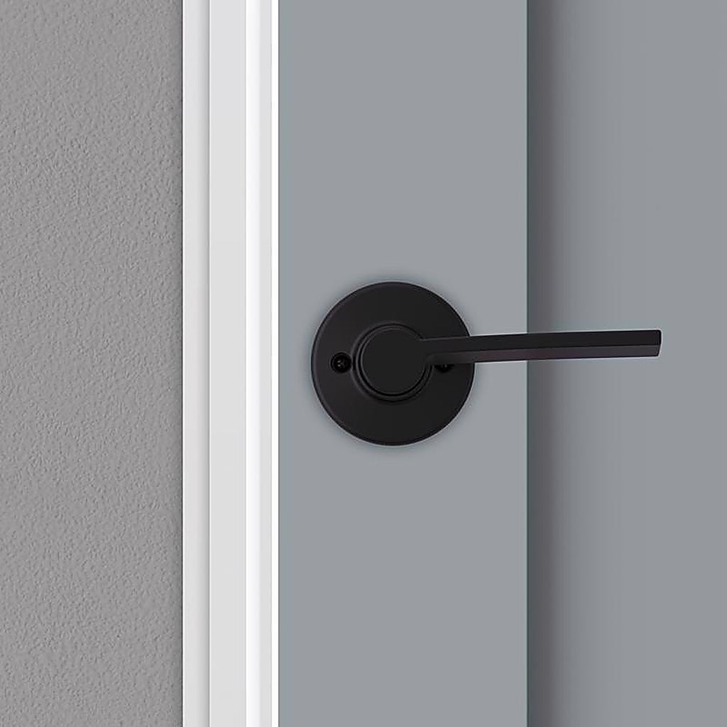 Kwikset 94880-598 Ladera Iron Black Half-Dummy Lever Right Handed
