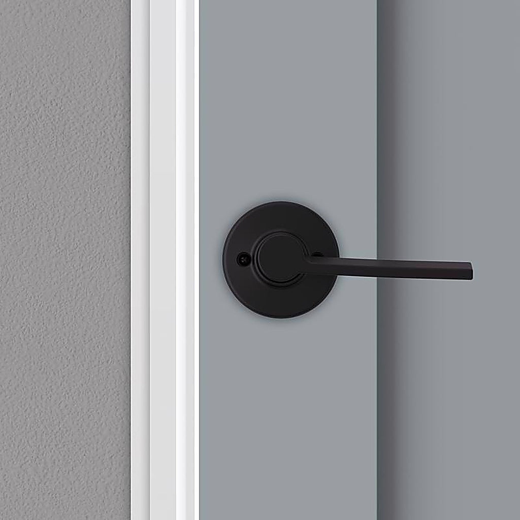 Kwikset 94880-597 Ladera Iron Black Half-Dummy Lever Left Handed
