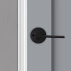 Kwikset 94880-597 Ladera Iron Black Half-Dummy Lever Left Handed