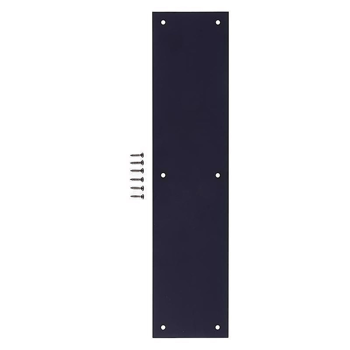 Brinks Commercial - BC41022 - 15 In. L Matte Black Aluminum Push Plate