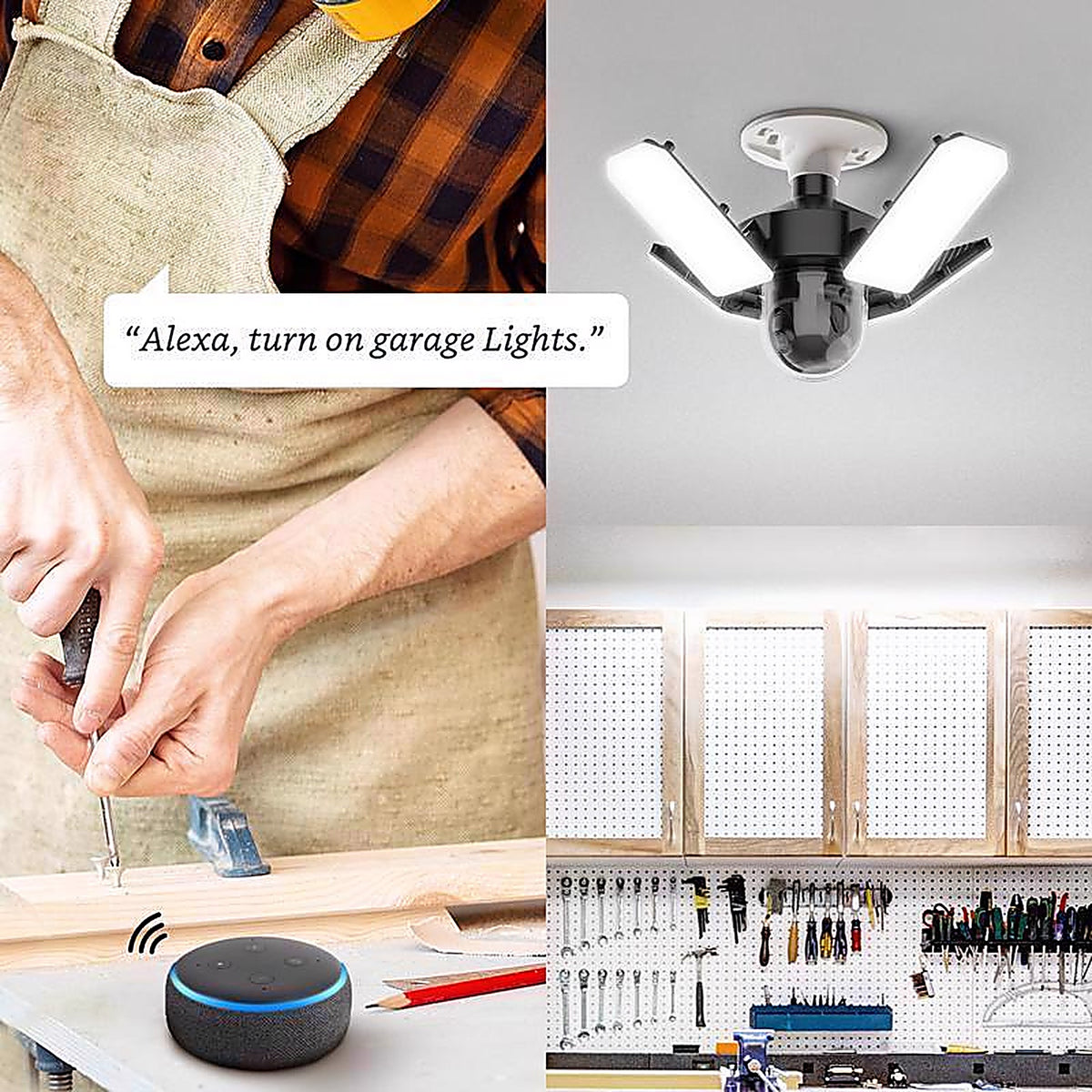 Feit Electric ADJCAMPANWIFILD Indoor and Outdoor Black Wi-Fi Security Camera