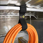 Wrap-It - 102-TWIN-16BL - Twin Straps 16 In. L Black Polypropylene Cable Organizer
