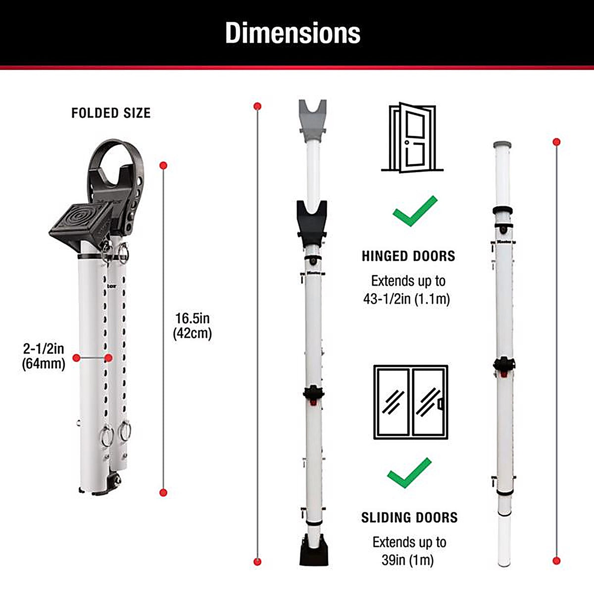 Master Lock - 270D - Steel Indoor Security Bar