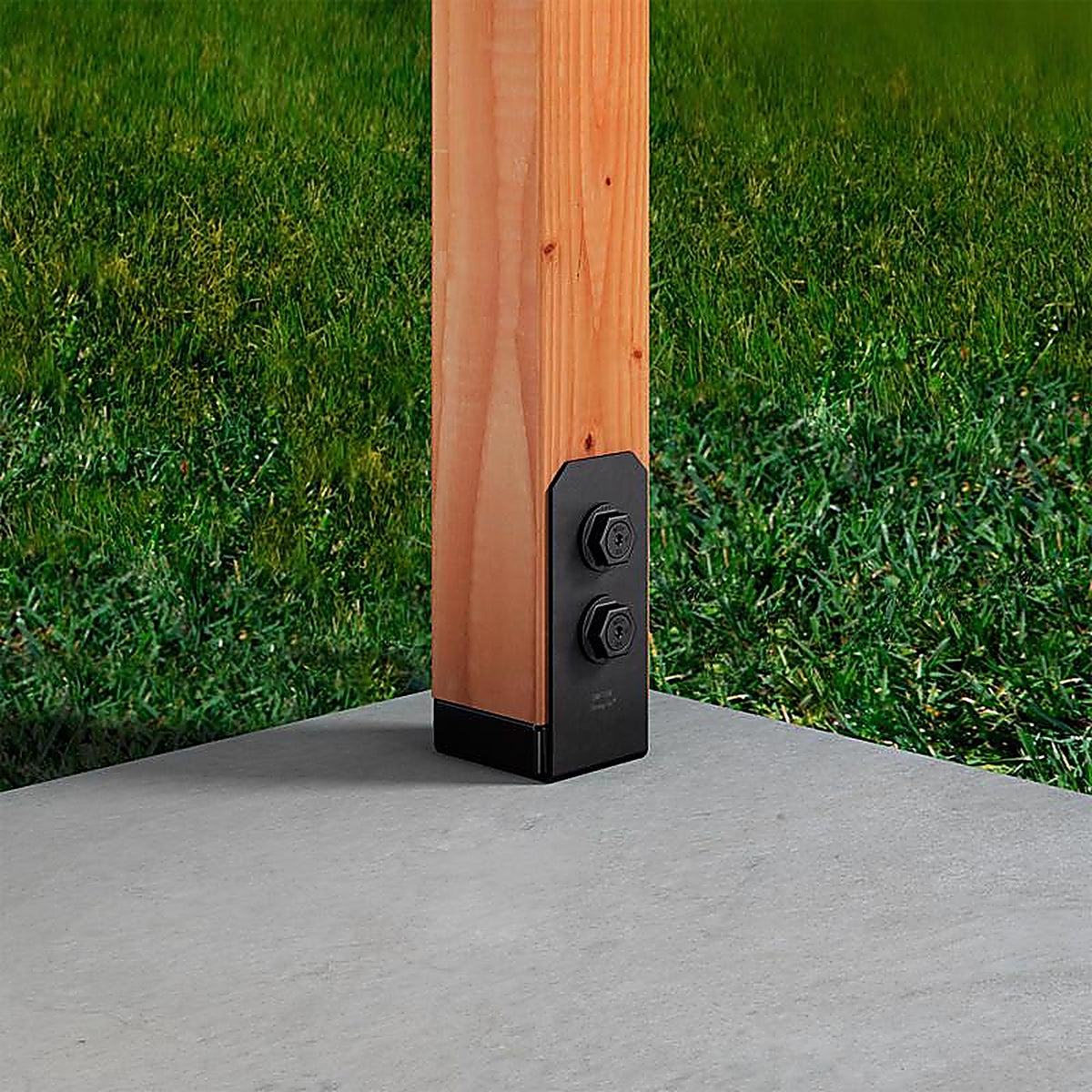 Simpson Strong-Tie - APVB44 - Apvb 6.75 In. H X 3 In. W 16 Ga. Steel Adjustable Post Base