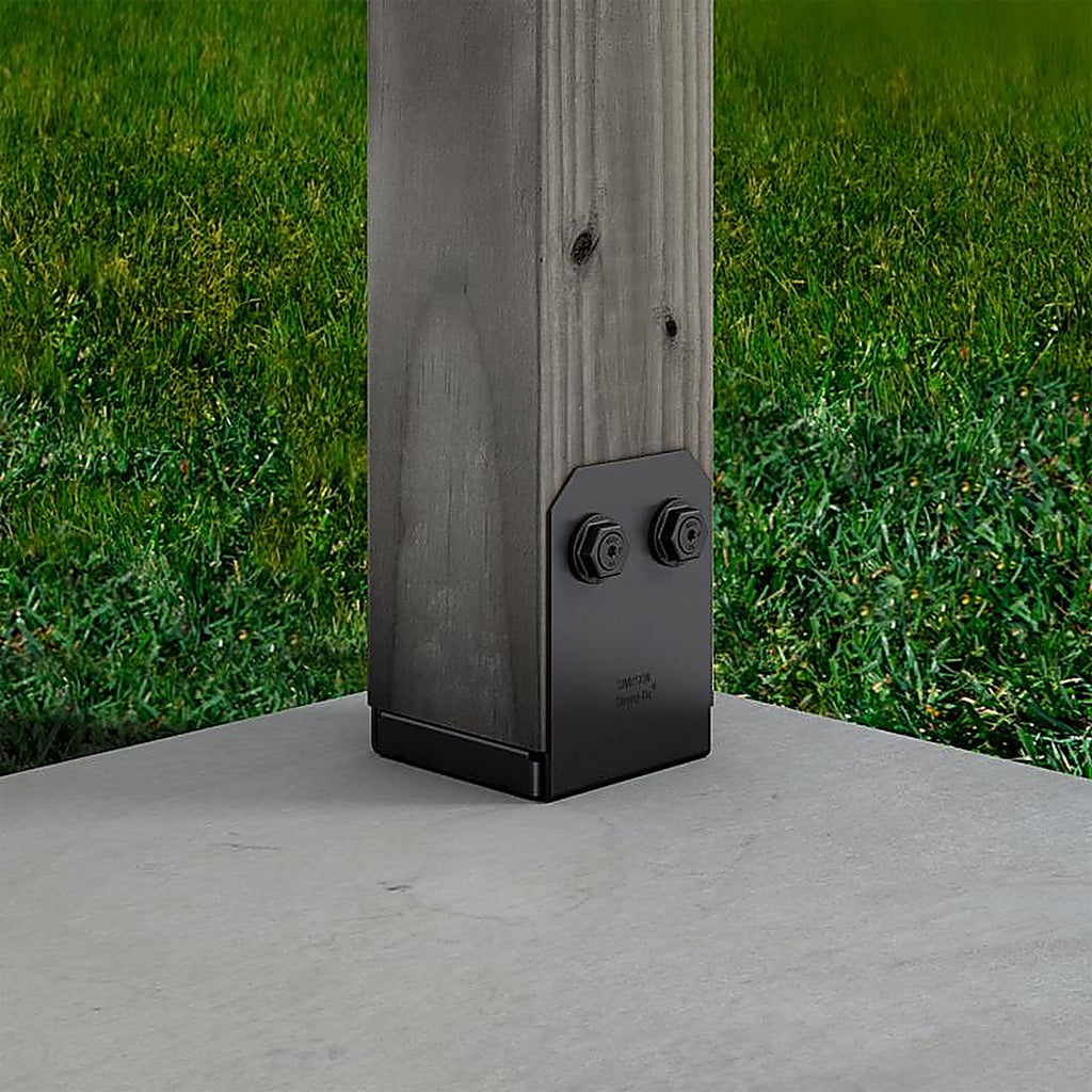 Simpson Strong-Tie - APVB66 - Apvb 6 In. H X 5.5 In. W 16 Ga. Steel Adjustable Post Base