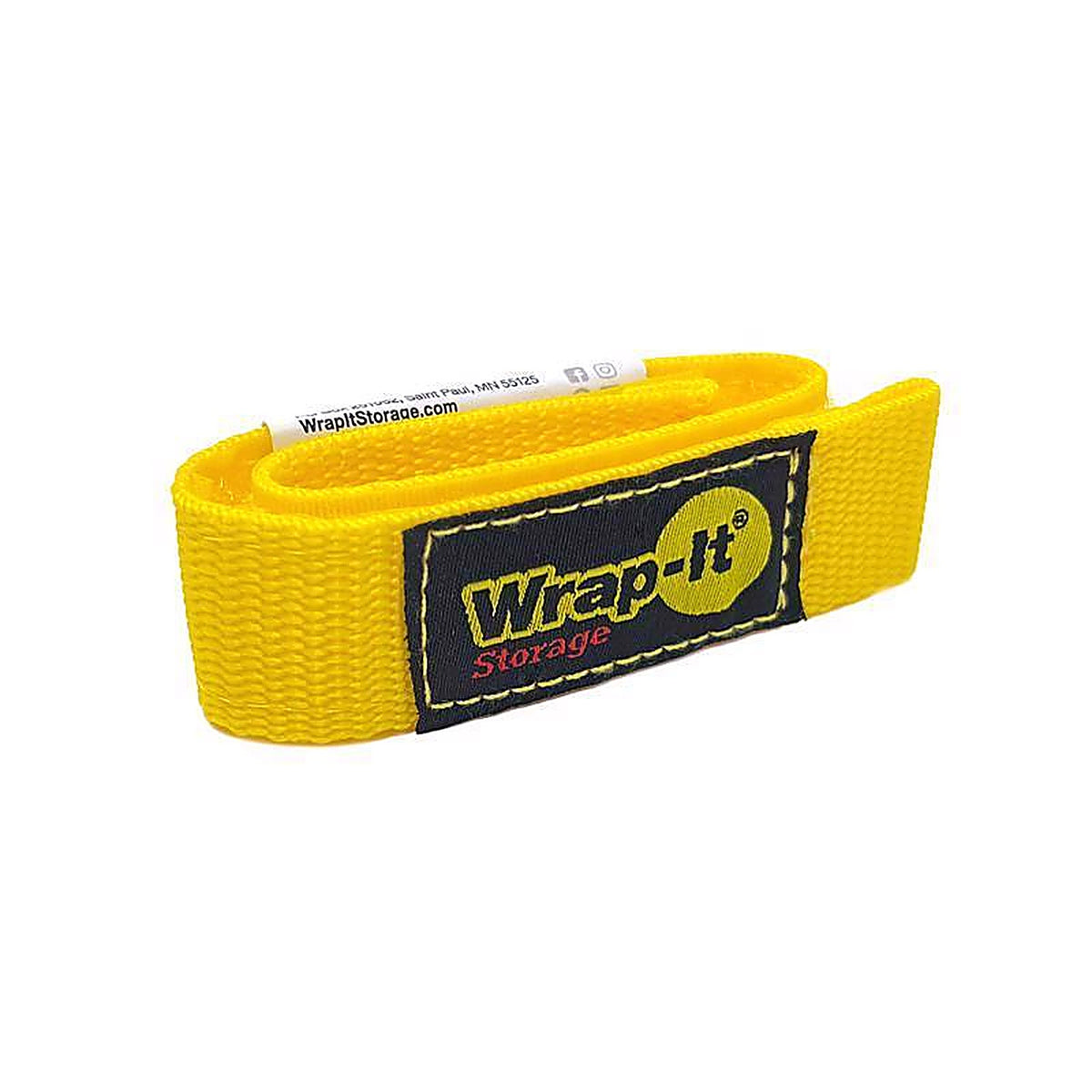 Wrap-It - 100-BS-12YE - Quick Straps 12 In. L Yellow Polypropylene Cable Wrap