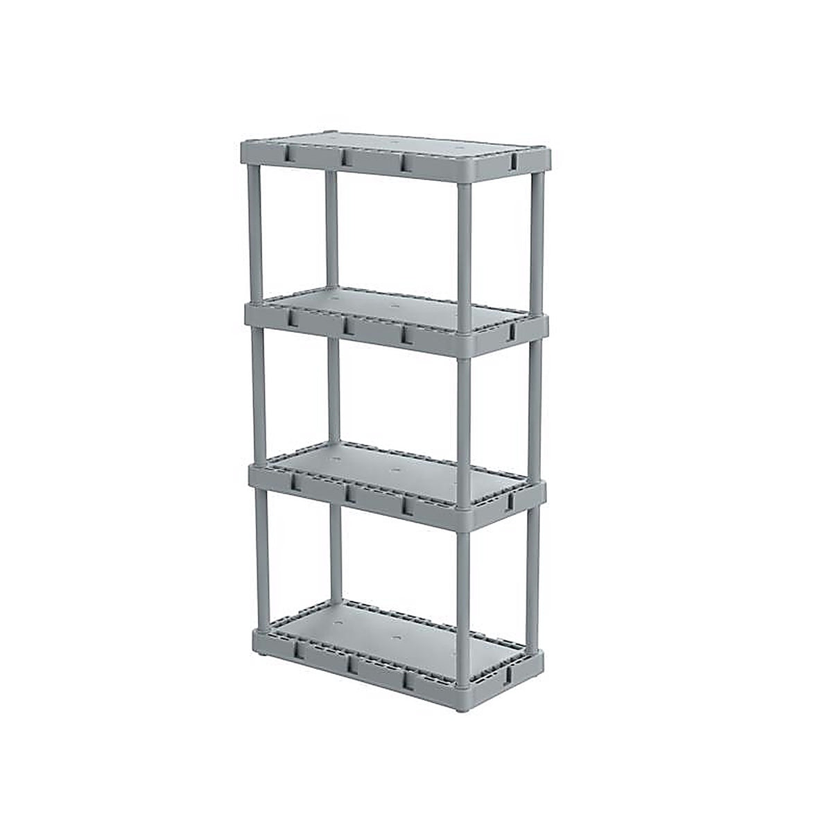 Gracious Living - 91081-1C - 48 In. H X 24 In. W X 12 In. D Plastic 4-Tier Shelving Unit