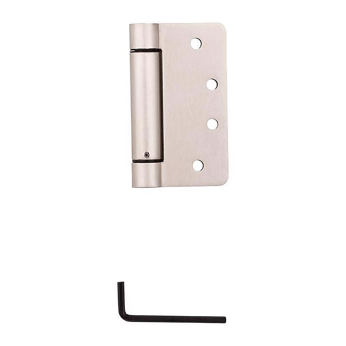 National Hardware N350-868 4 in. L Satin Nickel Spring Hinge 1 pk