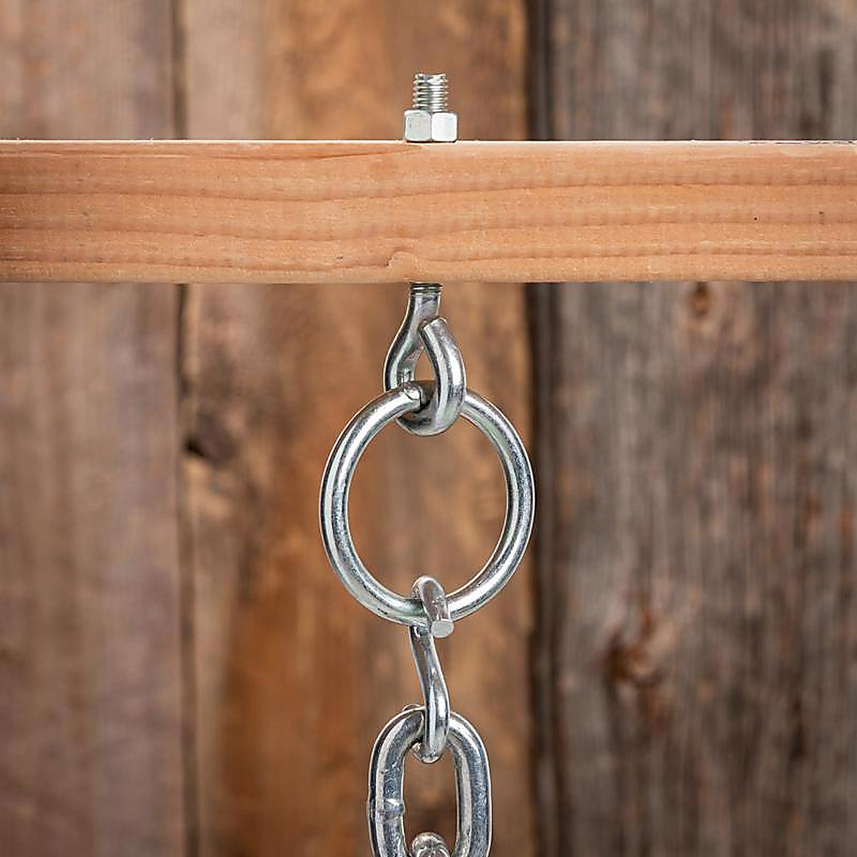 National Hardware N220-624 Small Zinc-Plated Silver Steel 3-3/4 in. L Ring with Eye Bolt 160 lb 1 pk