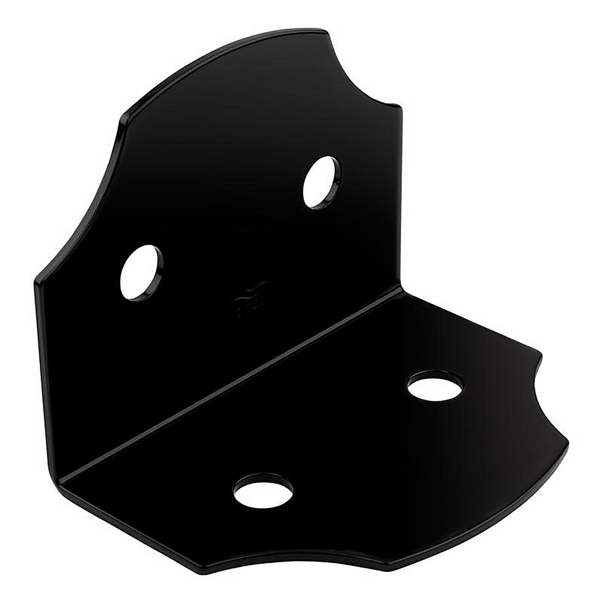 National Hardware N800-002 Hartley 3.5 in. H X 5 in. W X 3.5 in. D Black Steel Flat Corner Brace