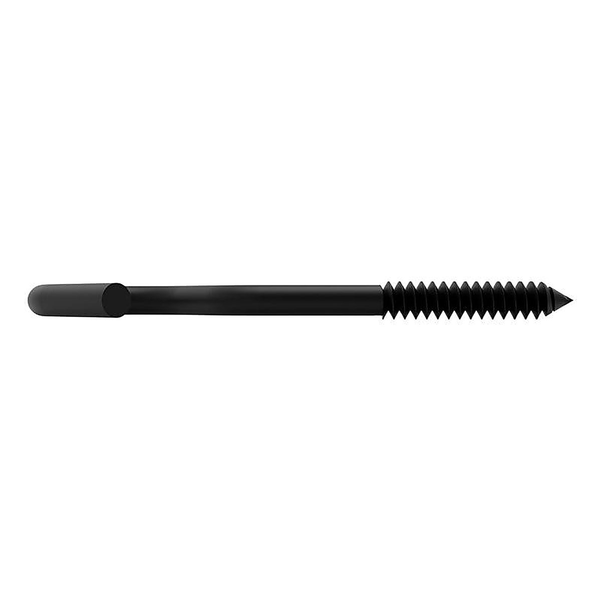 National Hardware N820-102 Medium Storm Shine Black Steel 4-1/4 in. L Screw Hook 60 lb 1 pk