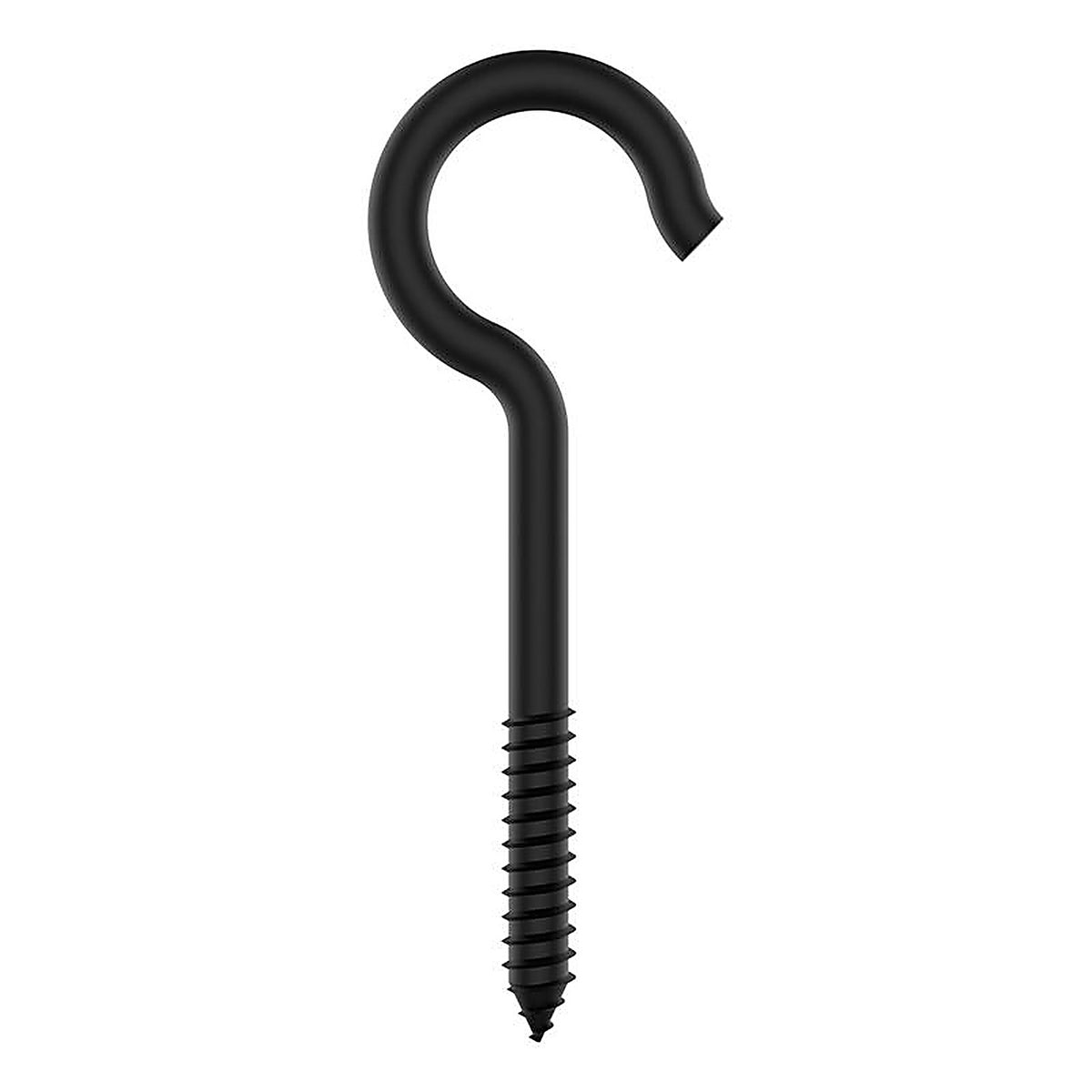 National Hardware N820-107 Medium Storm Shine Black Steel 4-5/16 in. L Ceiling Hook 125 lb 1 pk