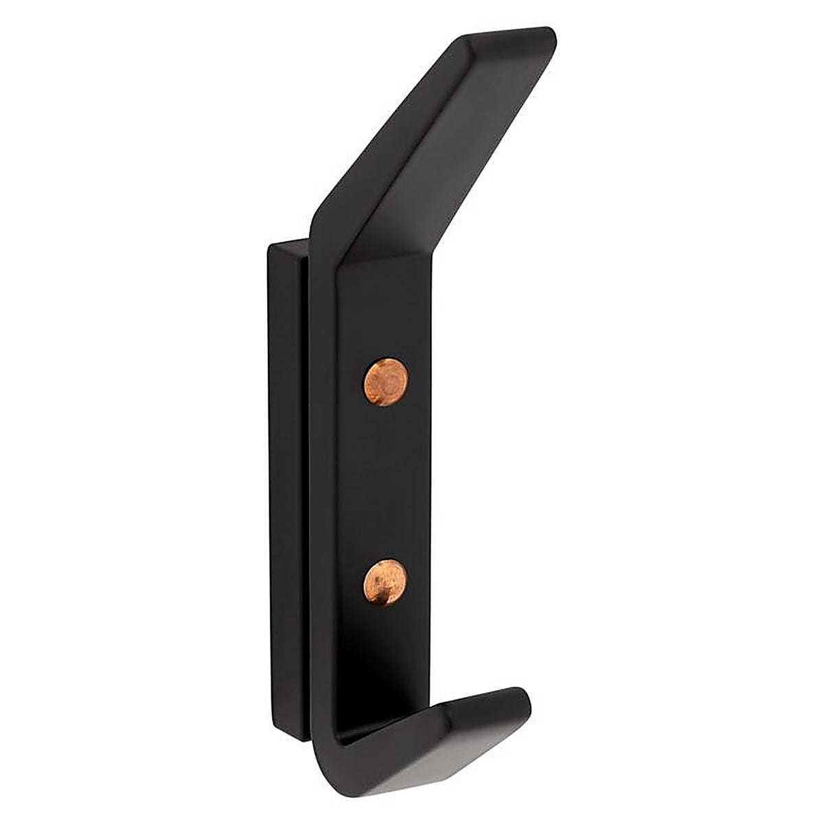 National Hardware N337-918 Reed Matte Black Black Aluminum 4-3/4 in. L Hook 25 lb 1 pk
