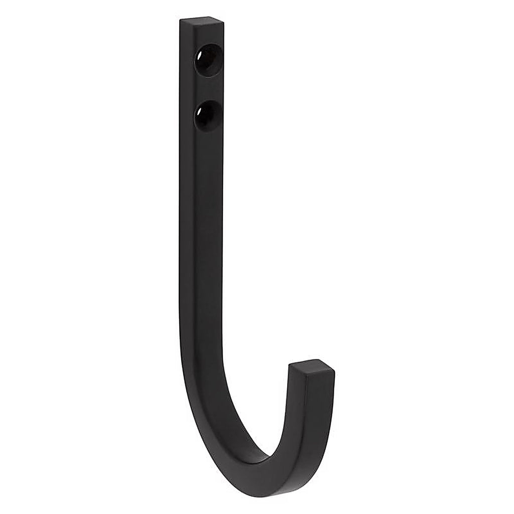 National Hardware N337-903 Reed Medium Matte Black Black Steel 4 in. L Hook 60 lb 1 pk