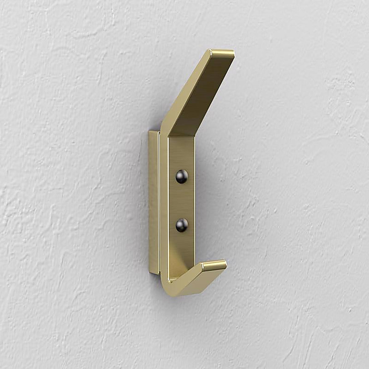 National Hardware N337-920 Reed Medium Brushed Gold Steel 4-3/4 in. L Hook 25 lb 1 pk